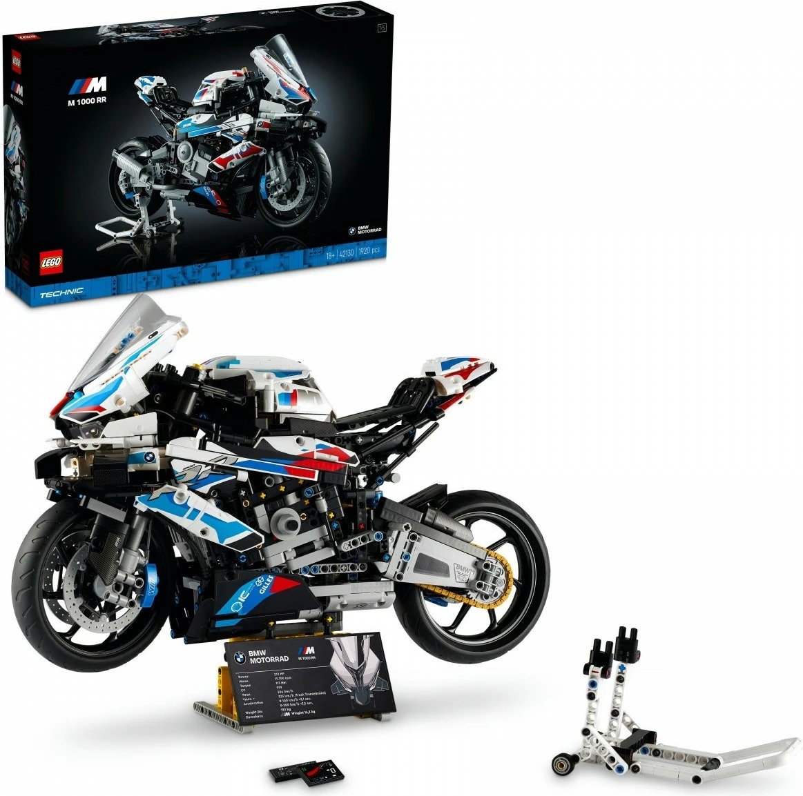 Set ndërtimi LEGO Technic BMW M 1000 RR, 1920 pjesë, 1:5, për të rritur Set ndërtimi LEGO Technic BMW M 1000 RR, 1920 pjesë, 1:5, për të rritur