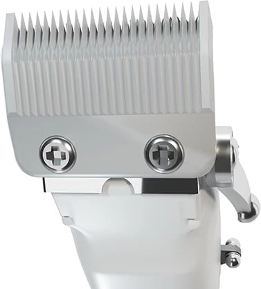 Makinë qethëse, Adler, AD 2831, LCD, bateri 2200 mAh deri 3h, karikim USB-C, 6 krehra, rregullim 1.0-1.8 mm, argjendtë, set aksesorësh