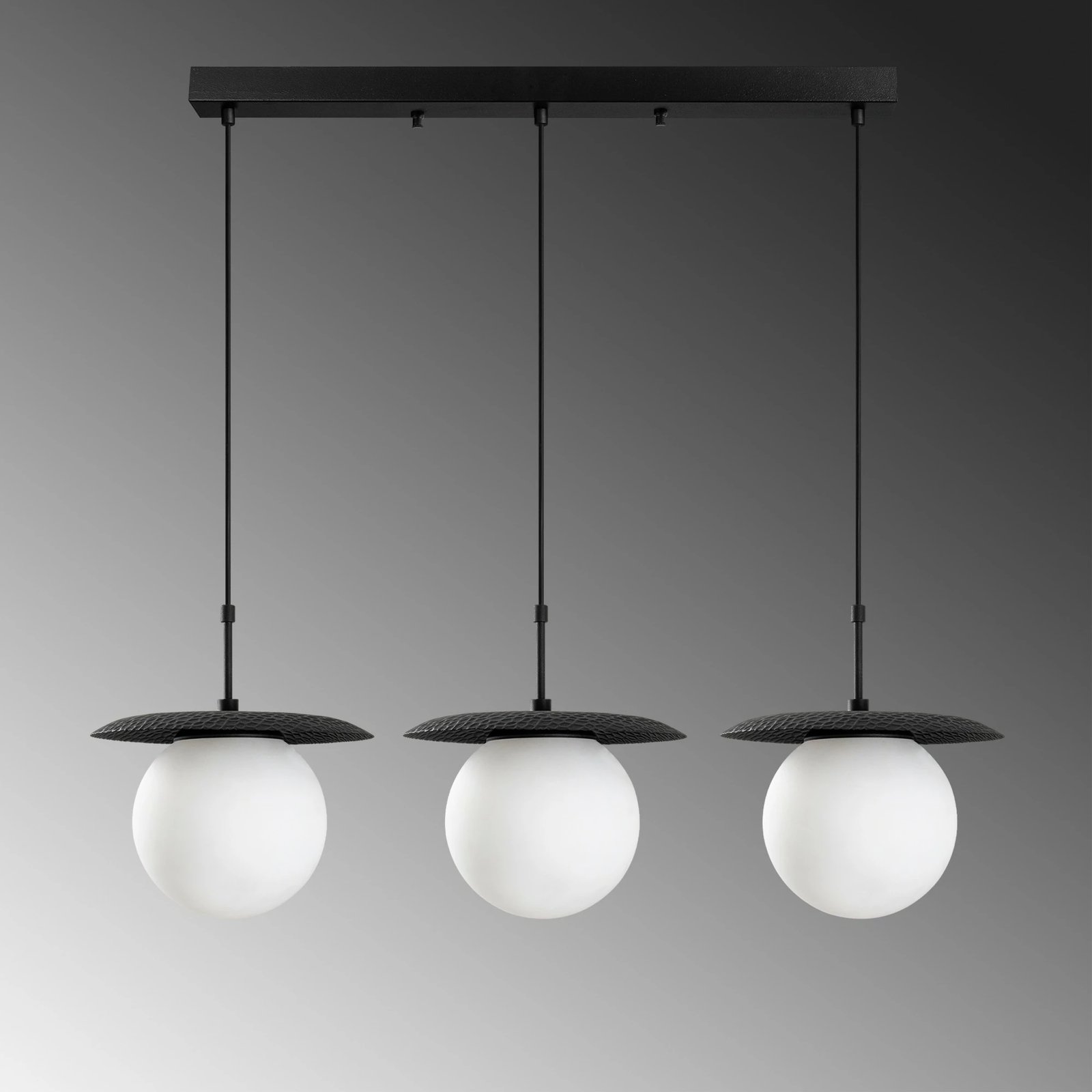 Llambë varëse Opviq, Anemon - 13835, trup metalik, e zezë