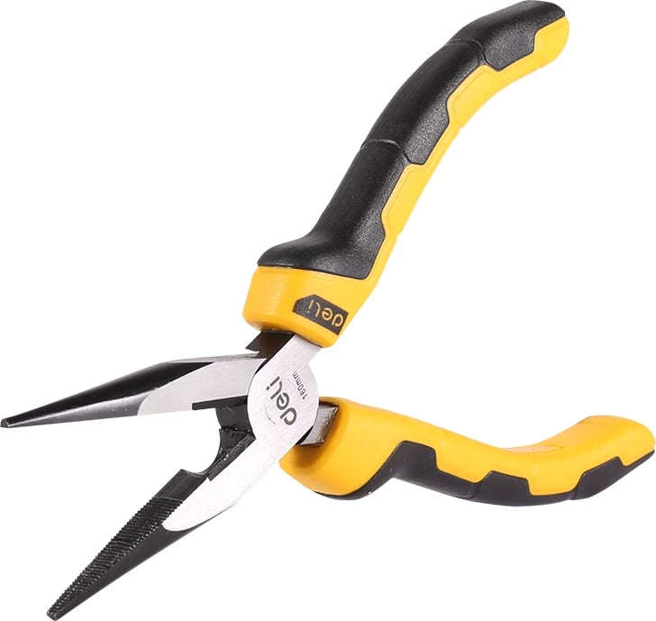 Darë hundëgjata Deli Tools EDL2106, 6 inç, e verdhë