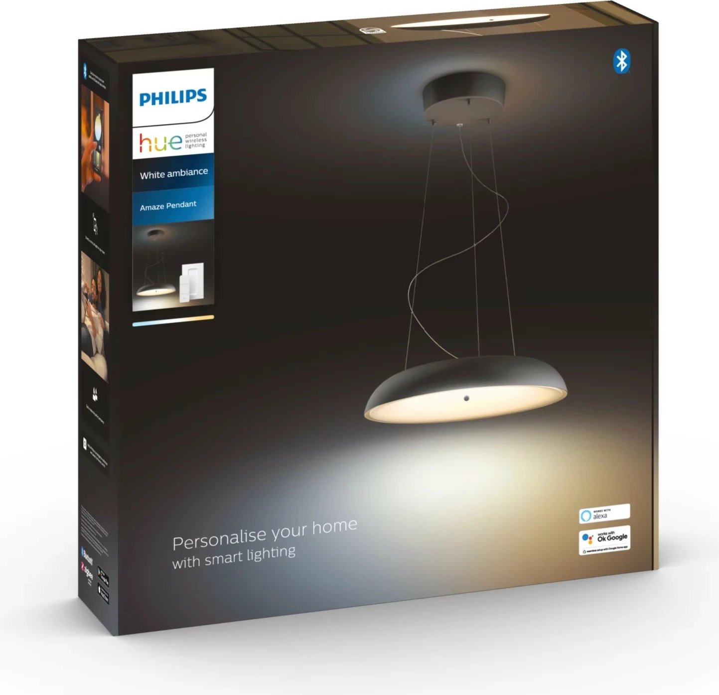 Llambadar Philips Hue Amaze, LED, 25W, 3000lm, i zi