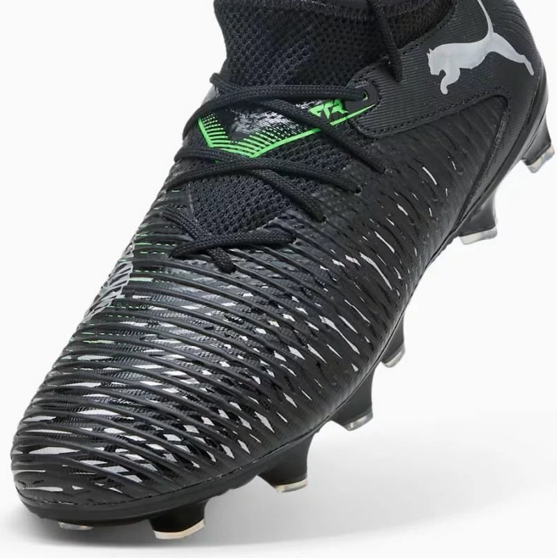 Çizme futbolli për fëmijë Puma, të zeza