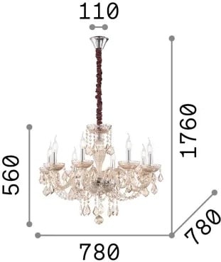 Llambë e varura Rose sp8