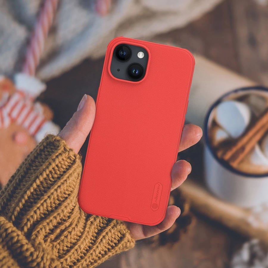 Mbështjellës Nillkin Super Frosted Shield Pro për iPhone 15 Plus, i zi