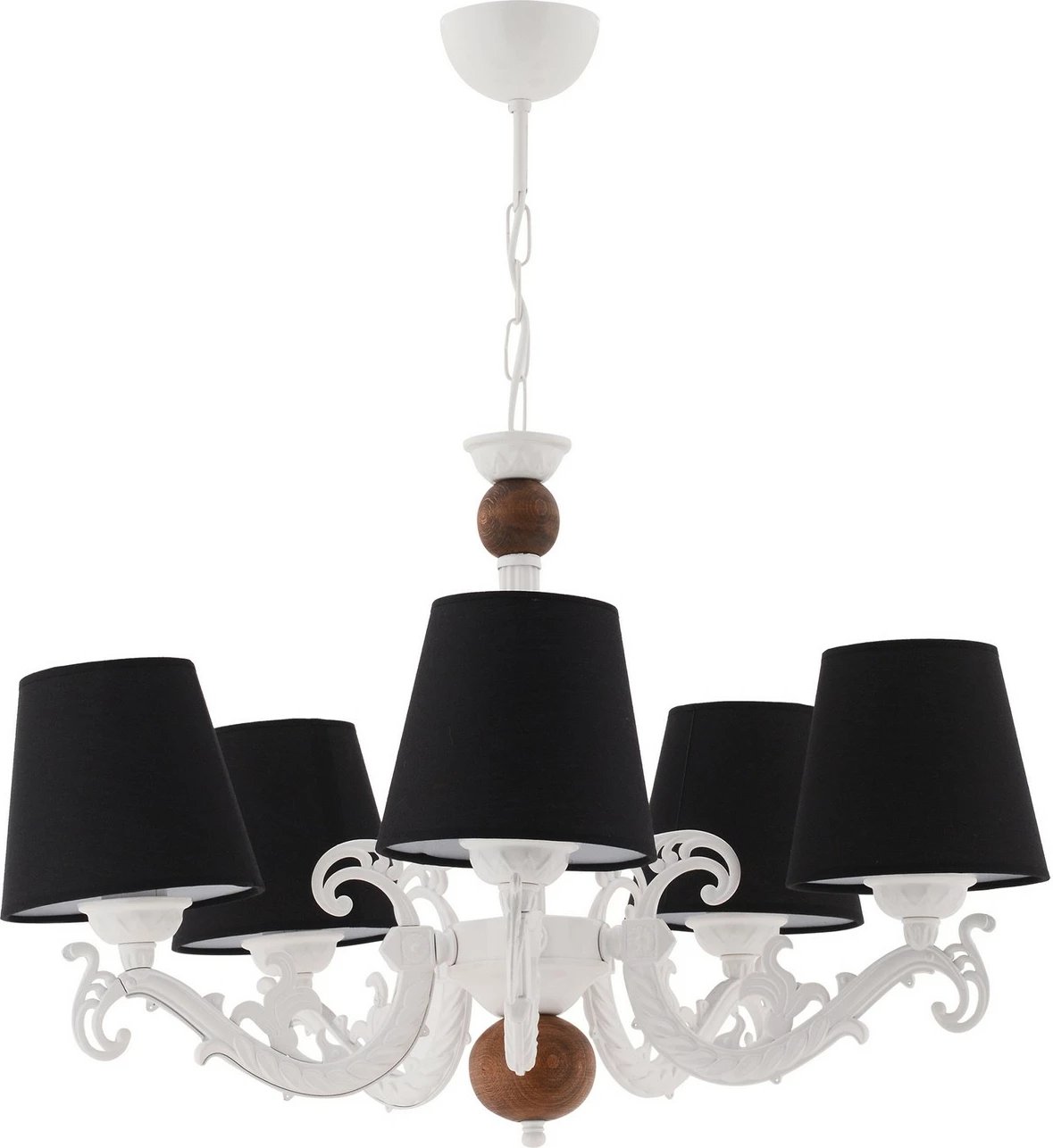 Llambë qendrore Opviq, Fiona Wood, e zezë, e bardhë, kafe