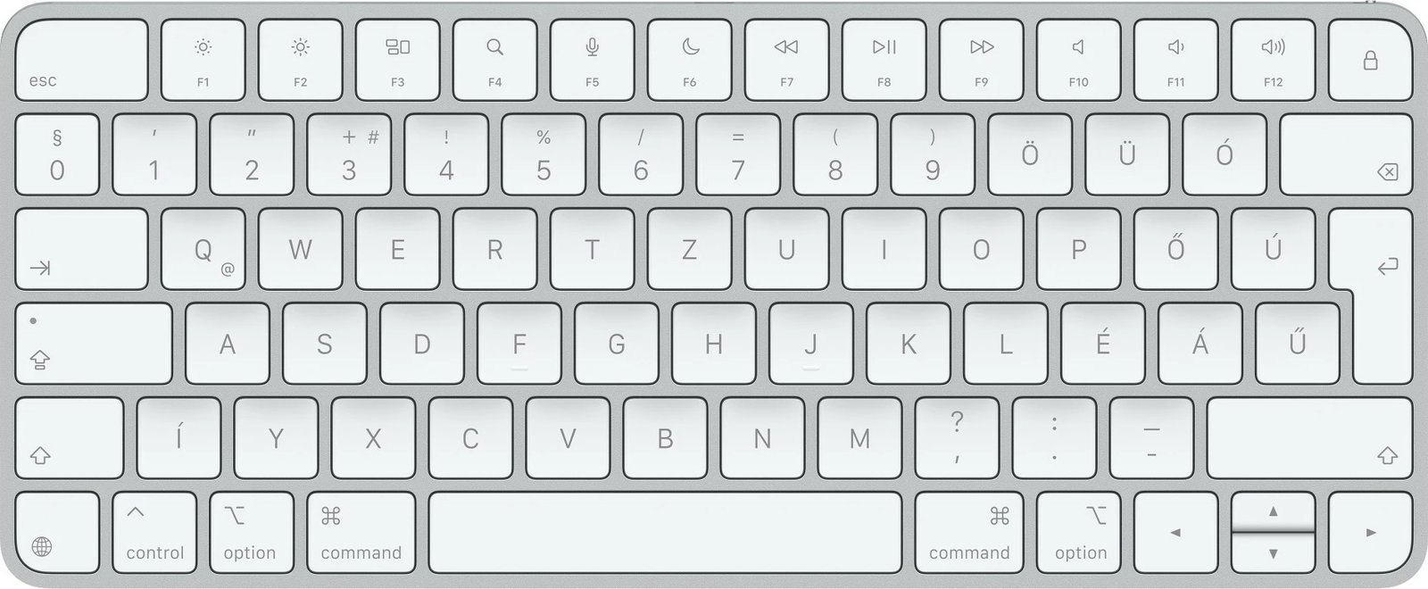 Tastierë Apple MXCL3MG/A, Wired & Wireless, USB + Bluetooth, QWERTZ, Bardhë