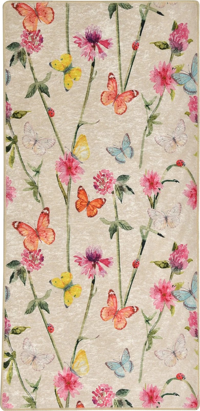 Qilim (80x120) Conceptum Hypnose, Butterfly Djt, shumëngjyrësh