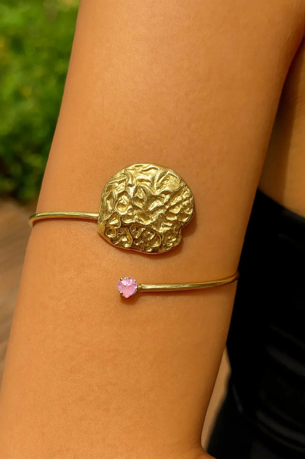 Byzylyk Jumeon, ngjyrë ari, guri zirkon, i rregullueshëm