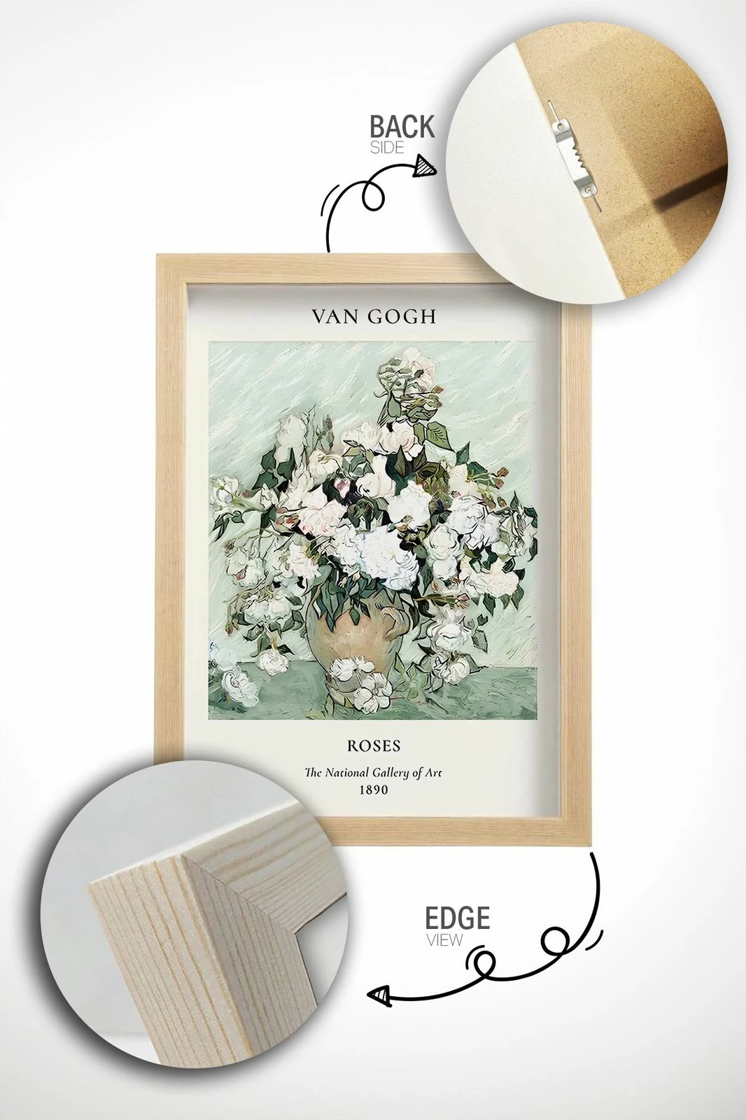 Pikturë dekorative me kornizë (6 copë), Wallity, Artsycllct10