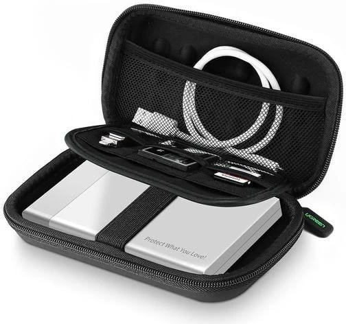 Mbështjellës UGREEN 40707 për hard disk të jashtëm, EVA, i zi