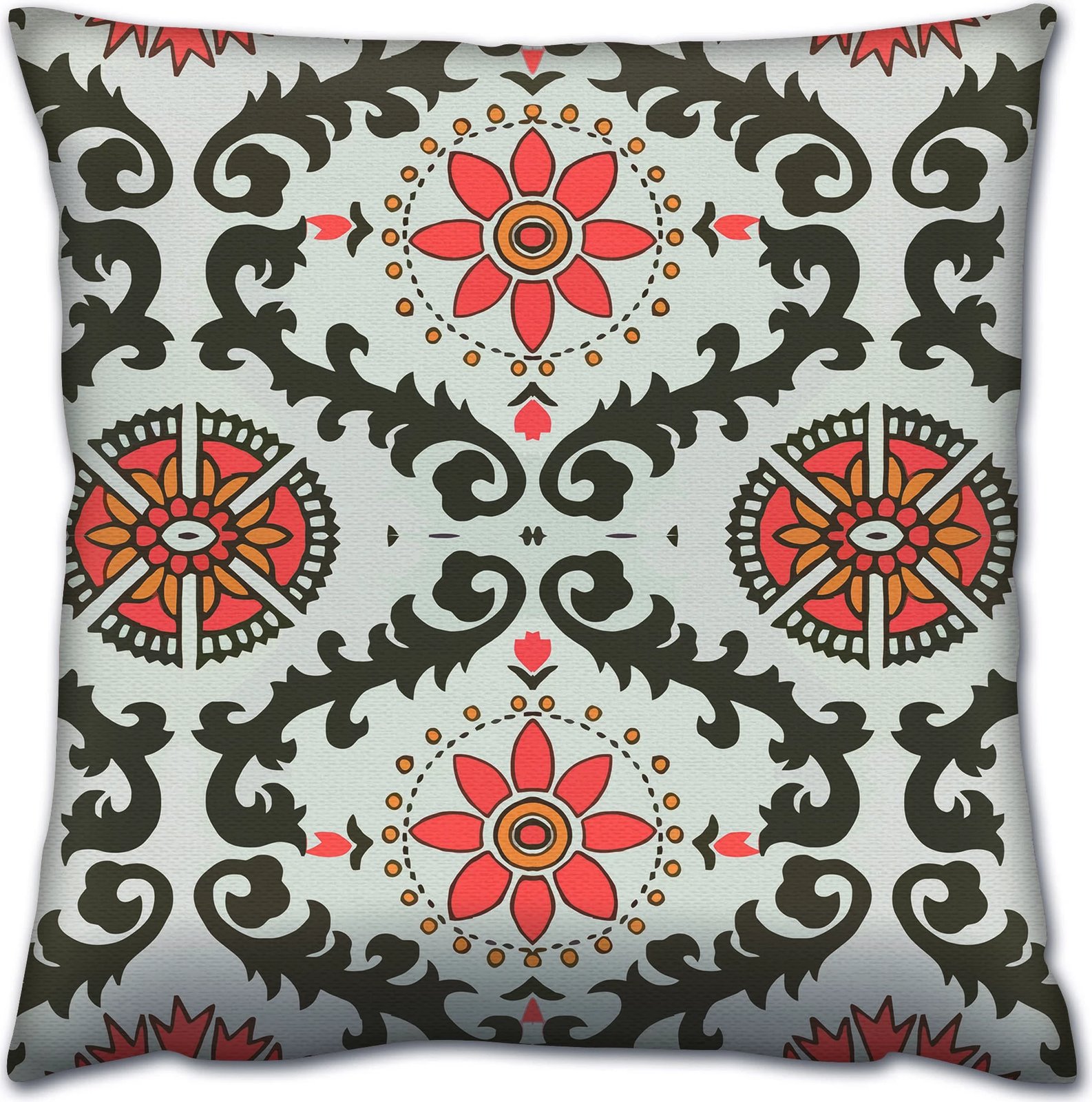 Jastëk dekorativ, shumëngjyrësh, Evila Originals, A14663, 43x43cm