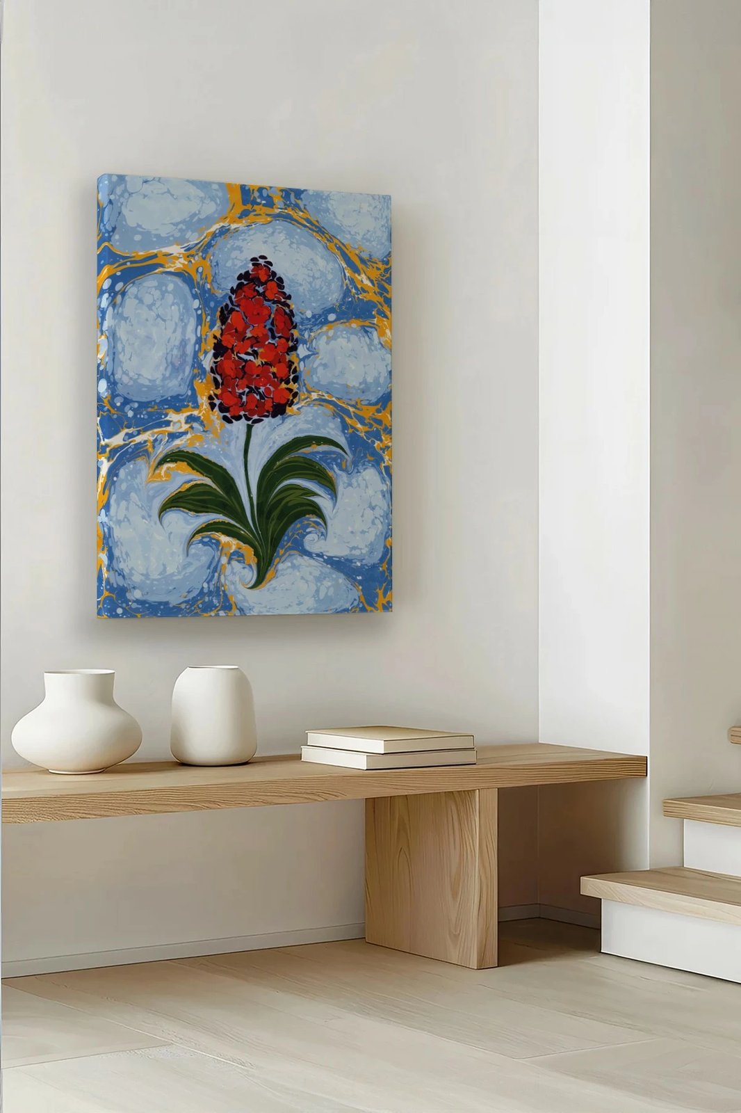 Pikturë dekorative në kanavacë, shumëngjyrëshe, Wallity, Ersysb022, 70x100cm