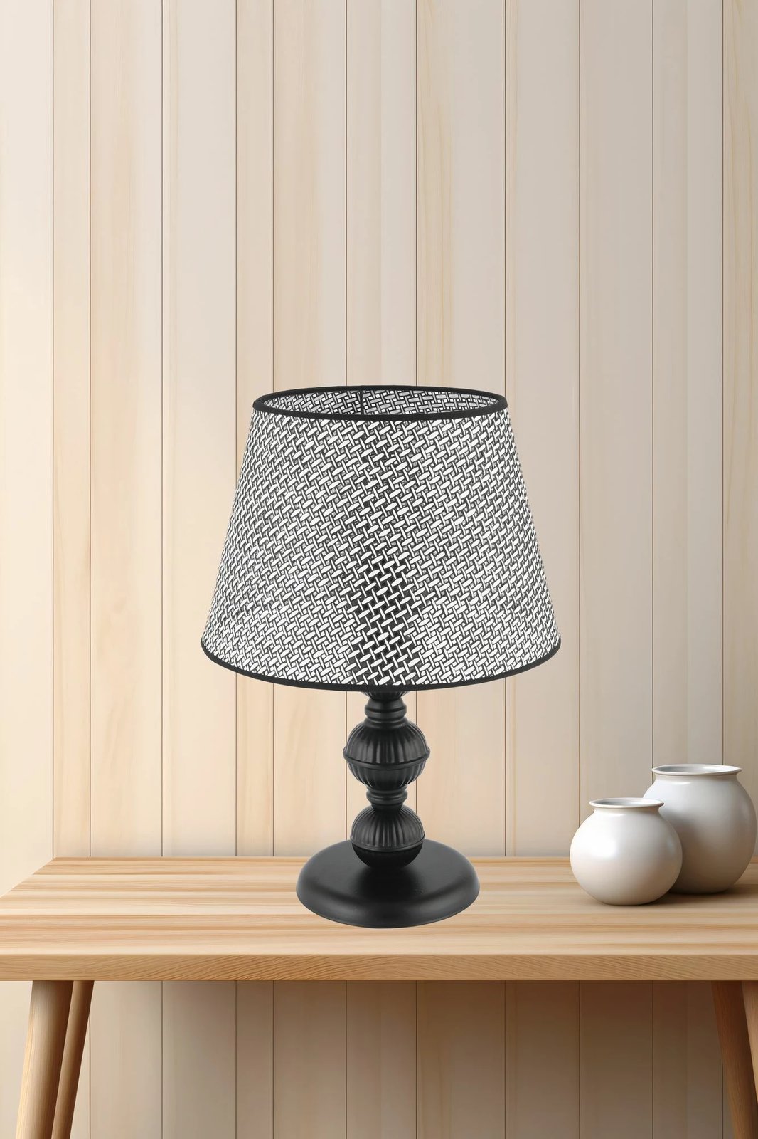 Llambë tavoline Opviq, 300 Hazeran, gri, e zezë