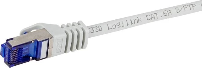 Kabllo patchcord LogiLin,  RJ-45 S/FTP-6a, 3m, hiri