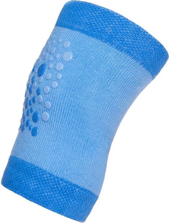 mbrojtëse gjunjësh bebe, New Baby, me ABS antirrëshqitës, pambuk 80%/poliamid 16%/elastan 4%, madhësi universale, blu, 1 palë