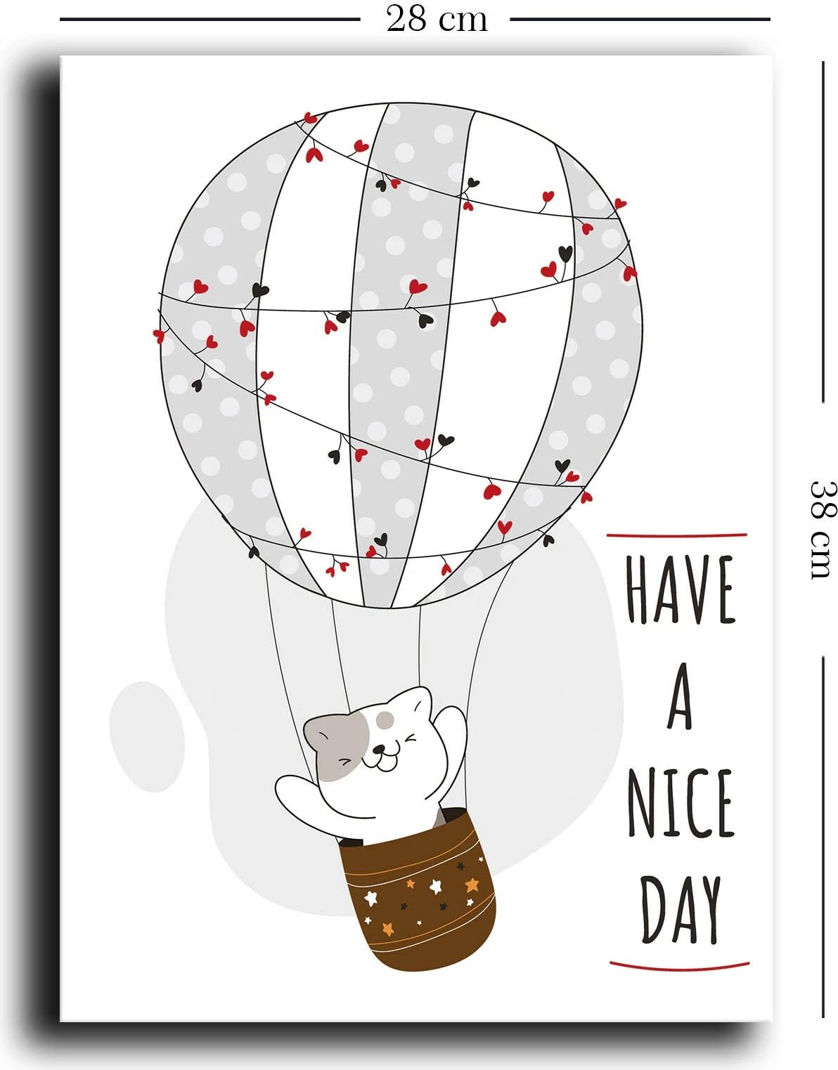 Pikturë dekorative në kanavacë Wallity, shumëngjyrëshe, 28x38cm