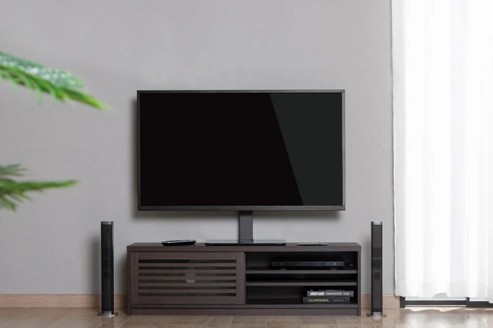 Mbajtëse tavoline për TV/monitor Gembird TVS-D55S-01, 23-55", e zezë