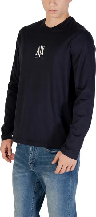 Maicë me mëngë të gjata Armani Exchange për meshkuj, blu