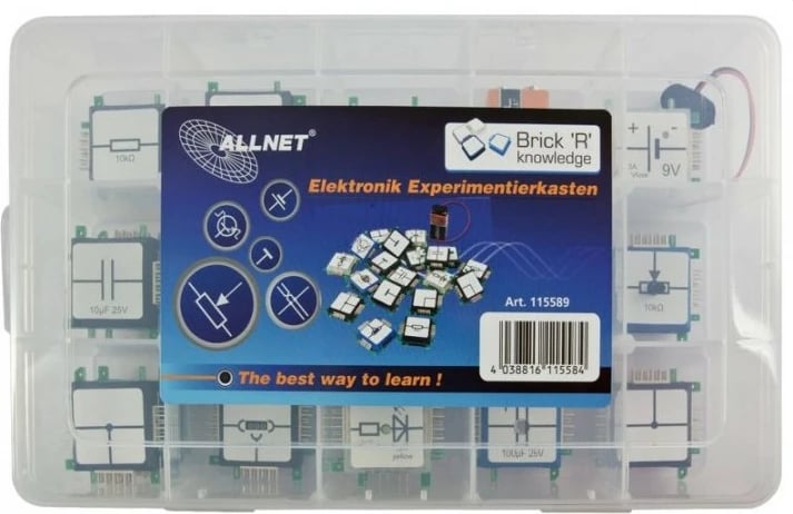 Set bazik elektronik ALLNET Brick’R’knowledge, Multikolor