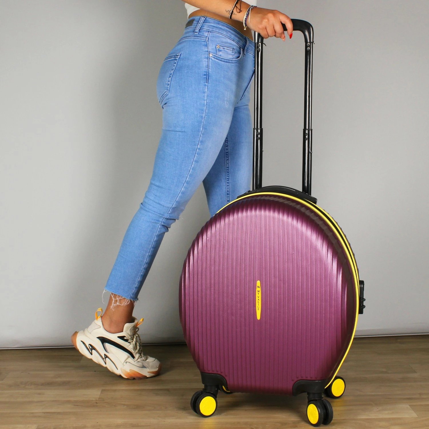 Valixhe udhëtimi Zoozie Bags, ngjyrë damson, 2392