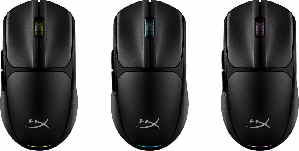 Maus wireless HyperX Pulsefire Fuse A1KY6AA 12000 DPI 6 butona Bluetooth/USB RGB e zezë