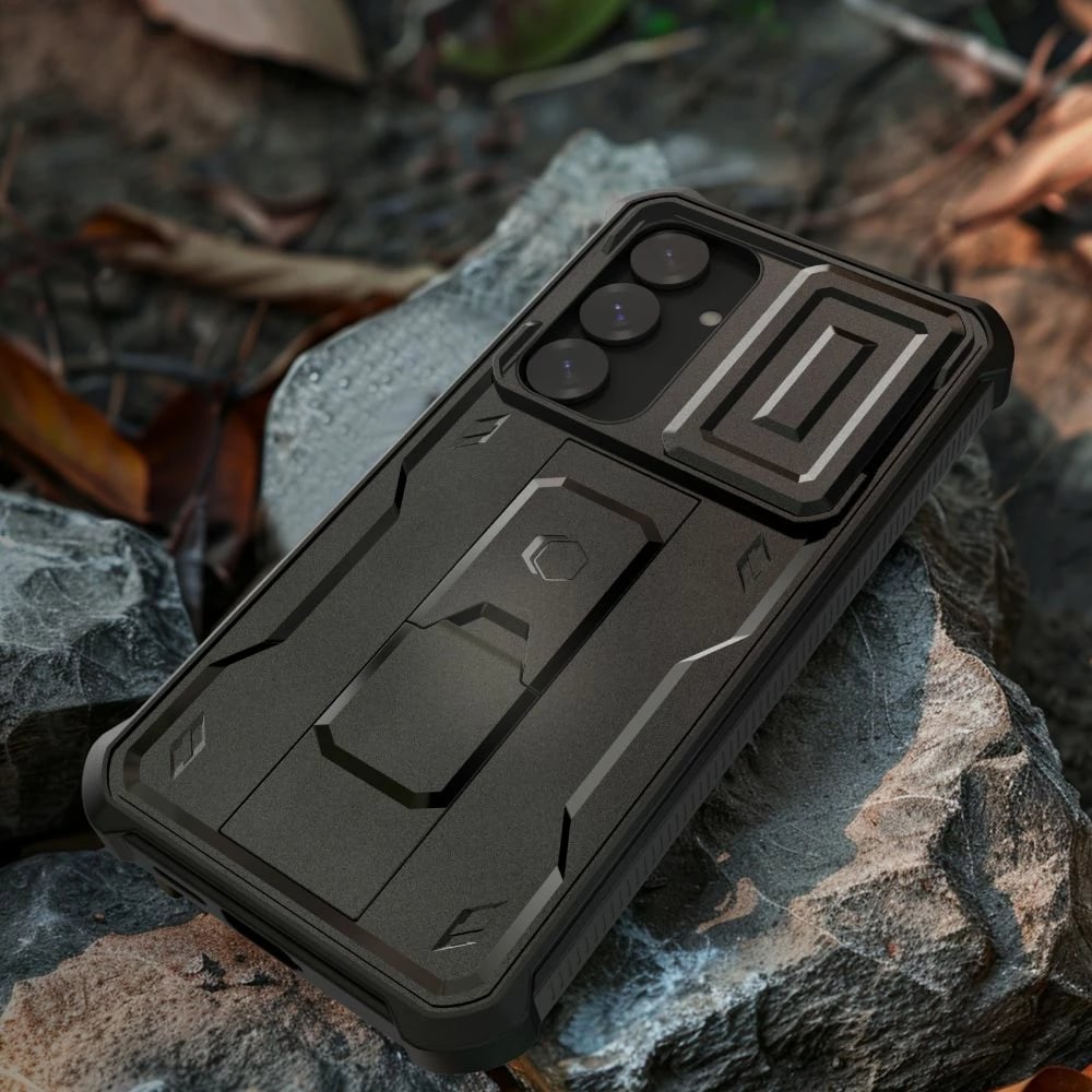 Mbështjellës Tech-Protect Kevlar Cam+ për Samsung Galaxy S25, i zi