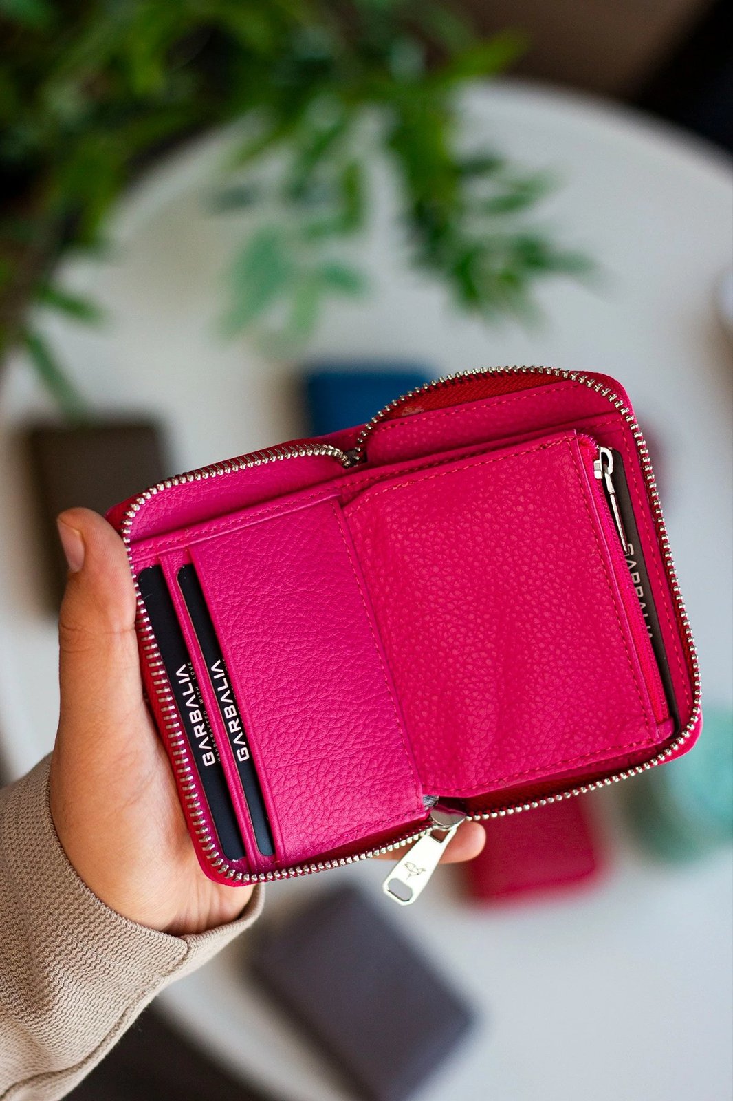 Portofol unisex Zoozie Bags, ngjyrë fuchsia, Sydney