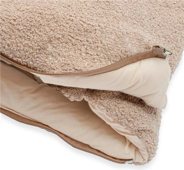 Thes gjumi bebe, New Baby Teddy, 55x40 cm, me lidhëse dhe zinxhir, bezhë