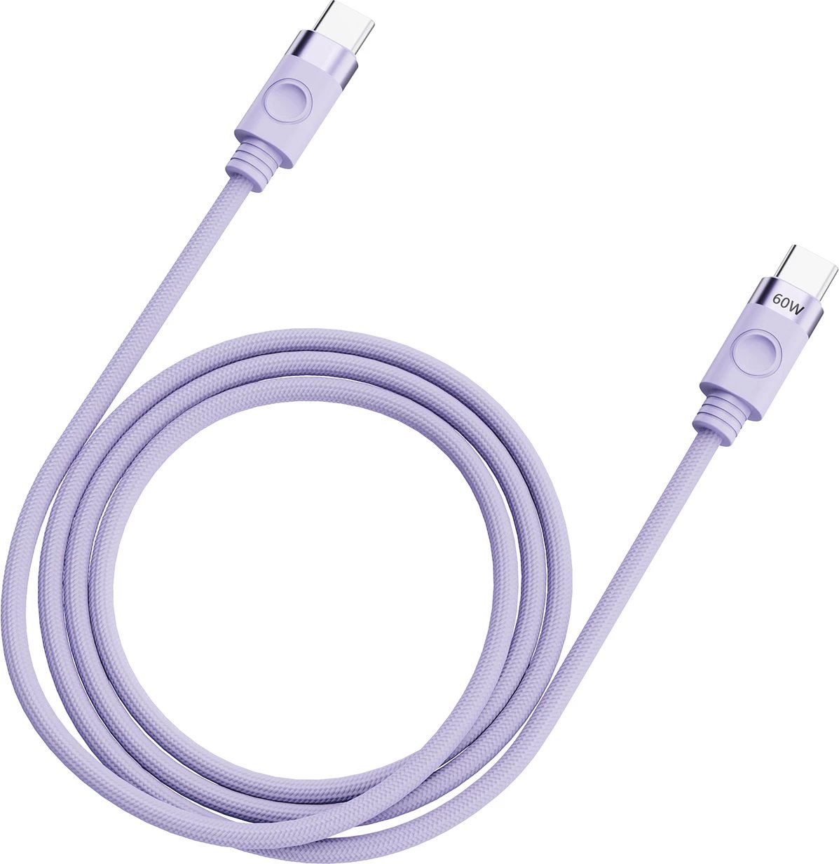 Kabllo USB-C në USB-C Orico CDX, 1m, 60W, 3A, vjollcë