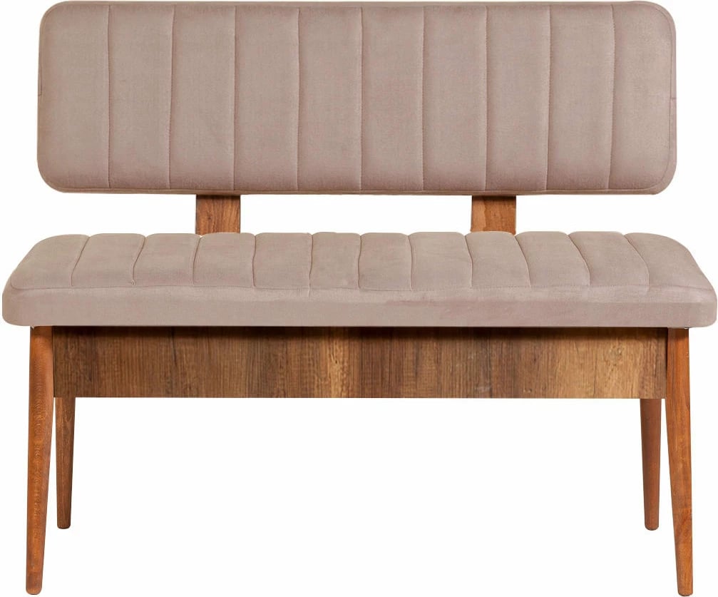 Bankë me depo, ngjyrë arre dhe gur, Skye Decor