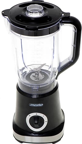 Blender, Mesko, MS 4079, 1.8L 1000W max 2 shpejtësi + Pulse, gotë plastike BPA-free, thikë inoksi 4-tejshme, e zezë