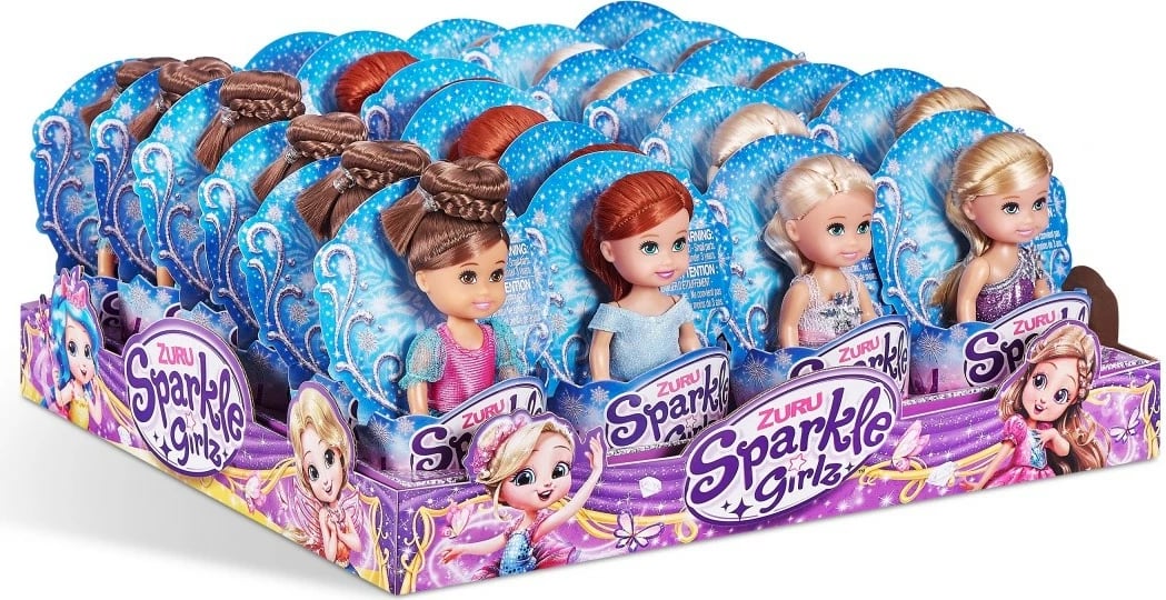 Set kukulla Sparkle Girlz Winter Princess, 11 cm, 48 copë