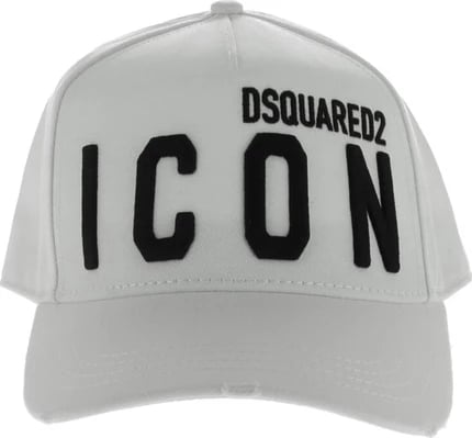 Kapelë Dsquared2 për meshkuj, e bardhë