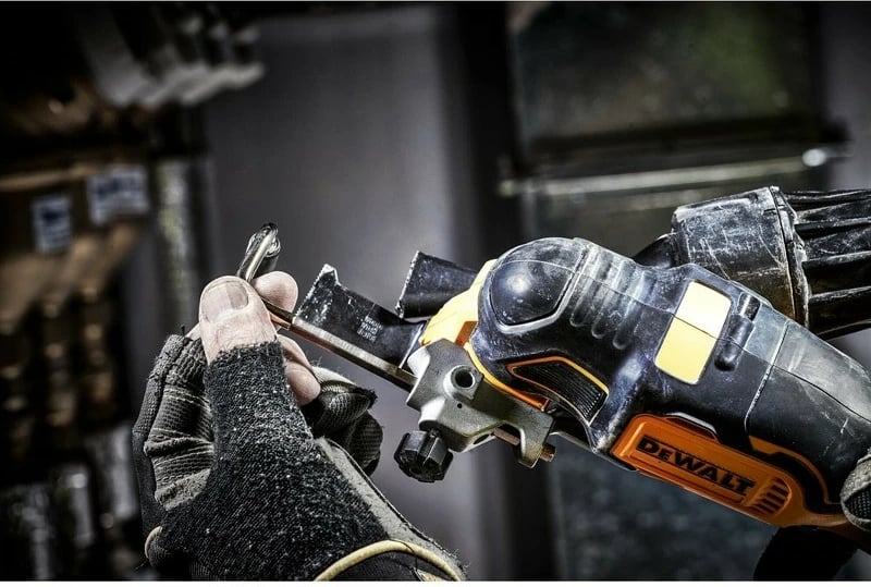 Mjet multifunksional DeWALT DCS356N-XJ, brushless, 18V XR, 3 shpejtësi, zi/verdhë