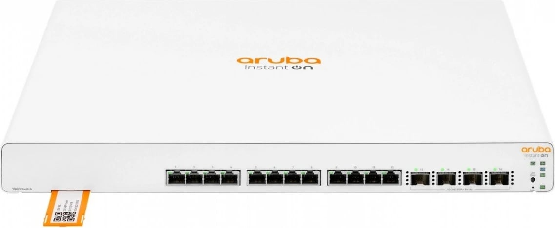 Switch Aruba Ion 1960 12XT 4XT Hewlett Packard Enterprise JL805A, i bardhë