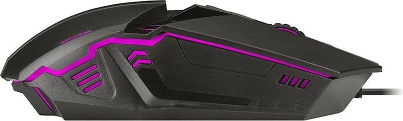 Set tastierë dhe Maus gaming, Tracer Boost TRAKLA47475, mekanike, me kabllo USB, ndriçim LED RGB, QWERTY English (US), maus 800–1600 DPI 6 butona, e zezë, set