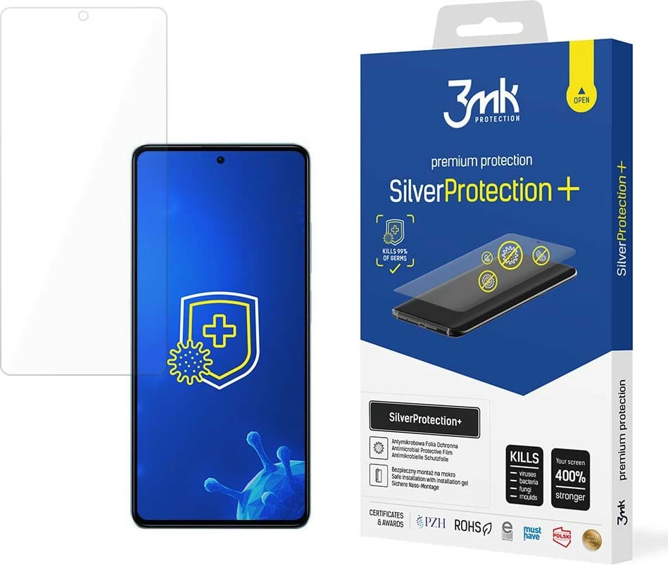 Folje mbrojtëse për ekran 3mk SilverProtection+ për Poco X5 5G, Transparent