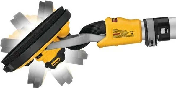Lëmues portativ DeWALT DCE800N-XJ për mure të brendshme, 18V, brushless, 1200 RPM, zi/argjendtë/verdhë