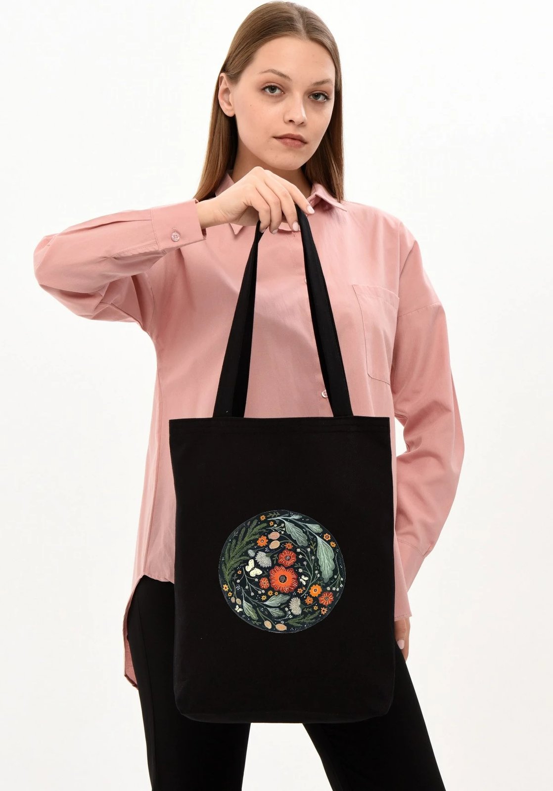 Çantë tote Zoozie Bags, e zezë, 1467