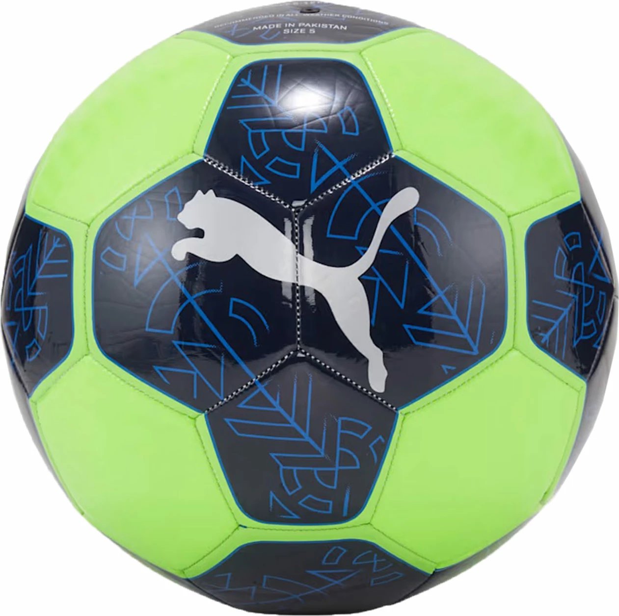 Top futbolli Puma për fëmijë, navy-blue-green