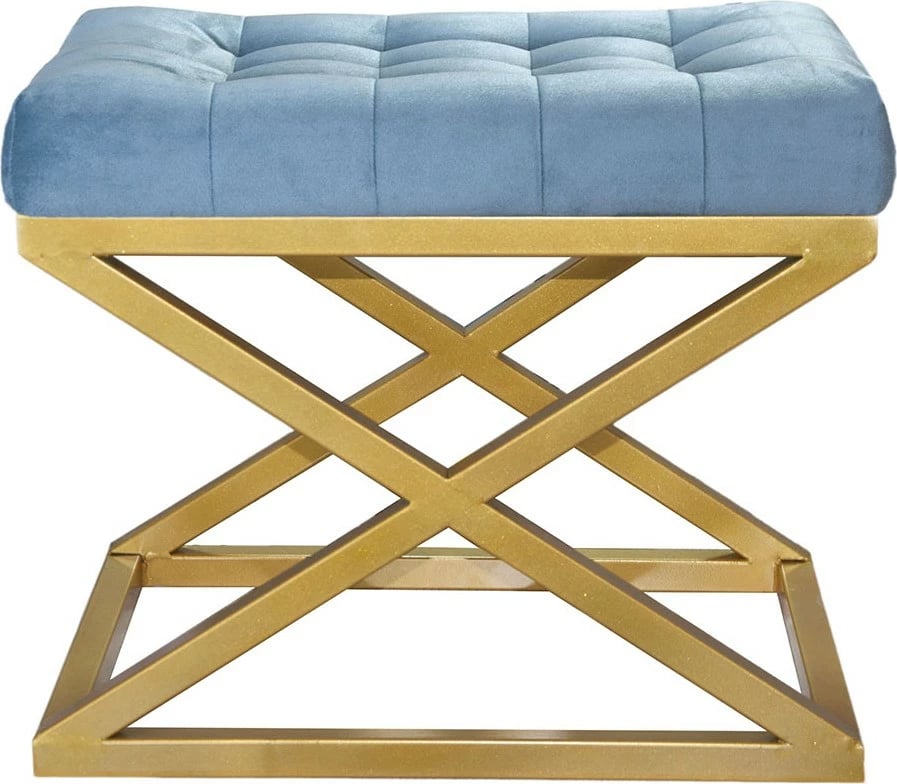 Puf Capraz, ngjyrë ari dhe turquoise, Atelier del Sofa