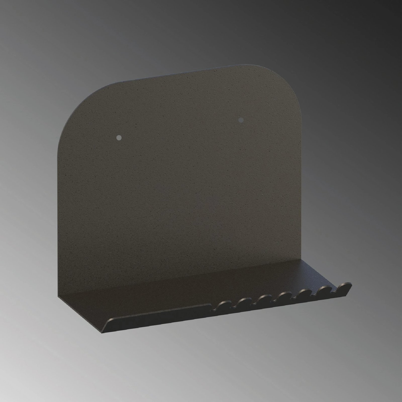 Raft muri Hanah Home, xhep i shkurtër, ngjyrë e zezë