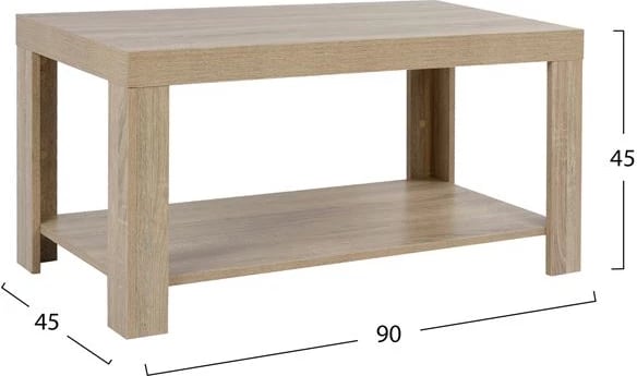 Tavolinë kafeje melamine FH2207.02 Sonama 90x45x45