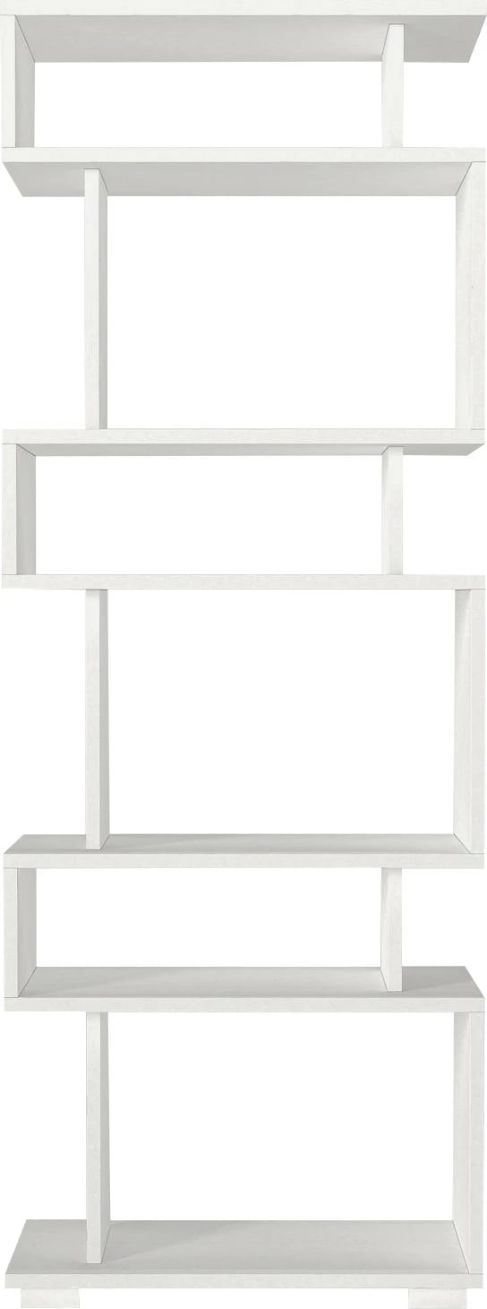 Raft librash Hanah Home, Blok, i bardhë