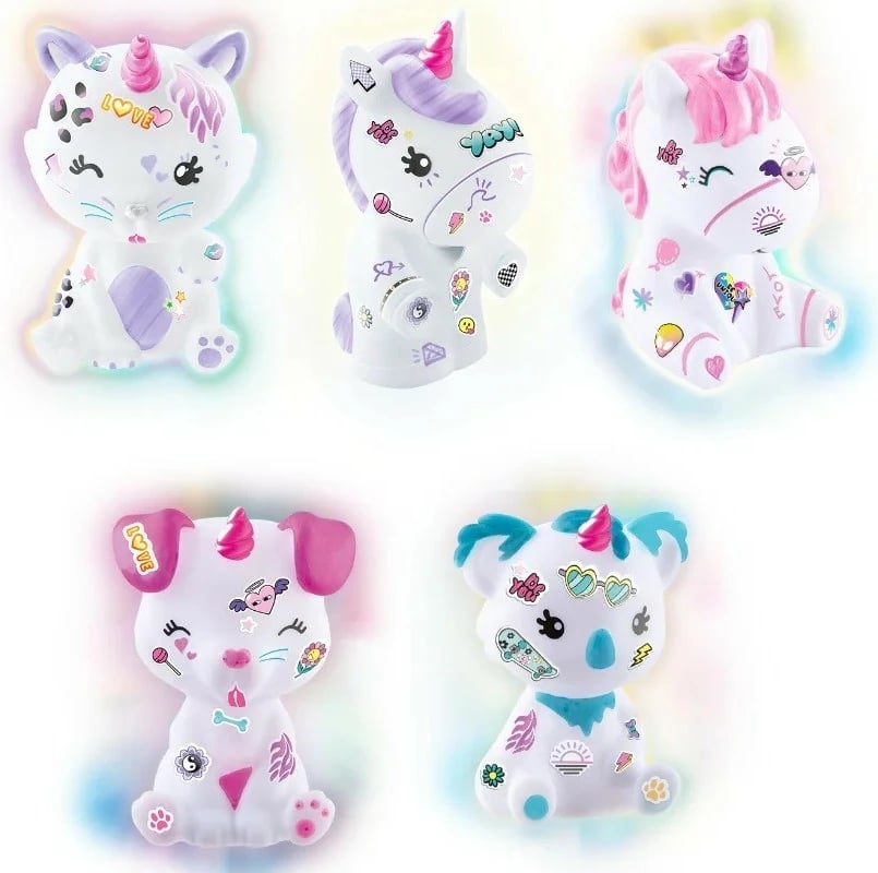 Set dekorimi DIY Epee Glowing Decorozes, Unicorn Sweet, shumëngjyrësh