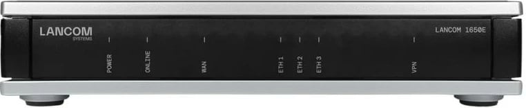 Router LANCOM 1650E (62163), SD-WAN, Gigabit Ethernet, 3-6 porta, 1Gbps, e zezë