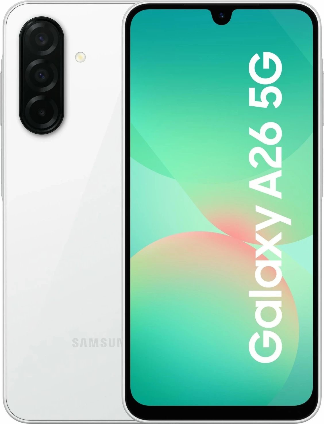 Celular Samsung Galaxy A26, 6.7", 6+128GB, 5G, i bardhë