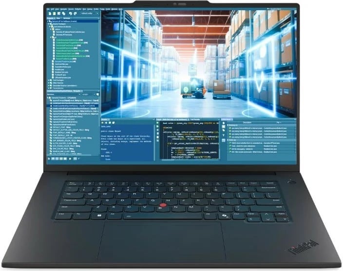 Laptop Lenovo ThinkPad T1g Gen 8 21TD0002PB Ultra 7 255H, 32GB RAM, 1TB SSD, RTX 5060 8GB, 16.0 WUXGA, Windows 11 Pro, e zezë