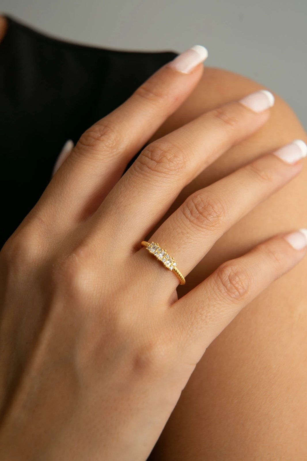 Unazë argjendi Jumeon, ngjyrë ari, FA182341