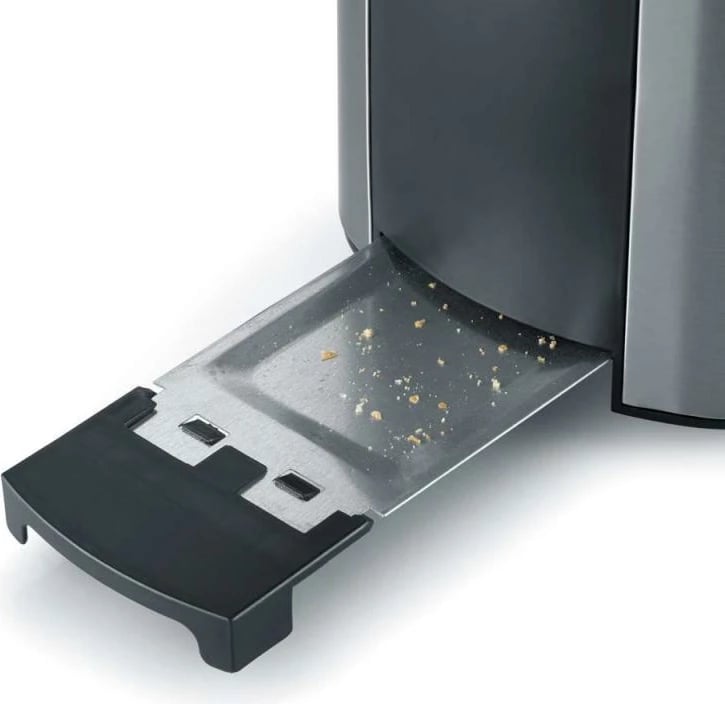 Toster Severin AT 2589 2 feta çelik inox, argjendt e zi